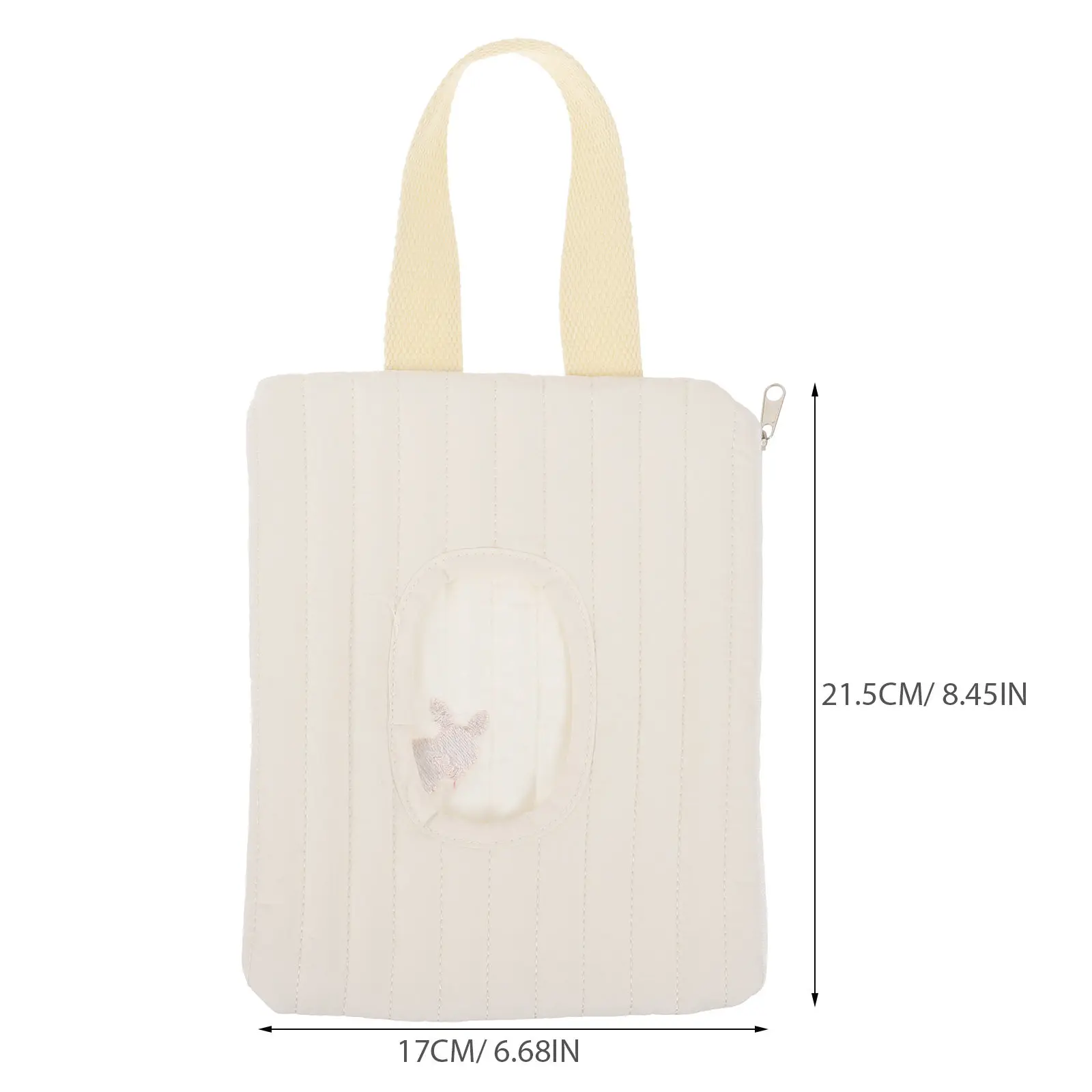 Portable Wet Wipe Dispenser Bag – Reusable Travel Wipe Holder with Spacious Interior & Easy-Access Opening