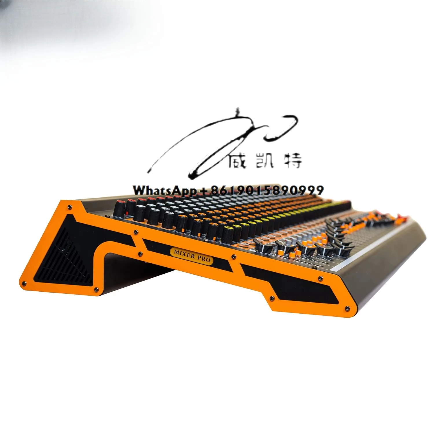 

GAX-MV8 Professional Audio Mixing Console 8 Channels with 99 Reverb Effects Stage Conference DJ bar Mixer