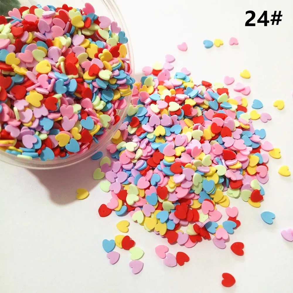 PATIKIL 100g Confetti Finti, Confettini Argilla con Granelli Zucchero Nail Art, Fai da Te, Artigianato, Torta, Custodia Telefono, Fette Resina per Nail Art, Fette Polimero, Rosso