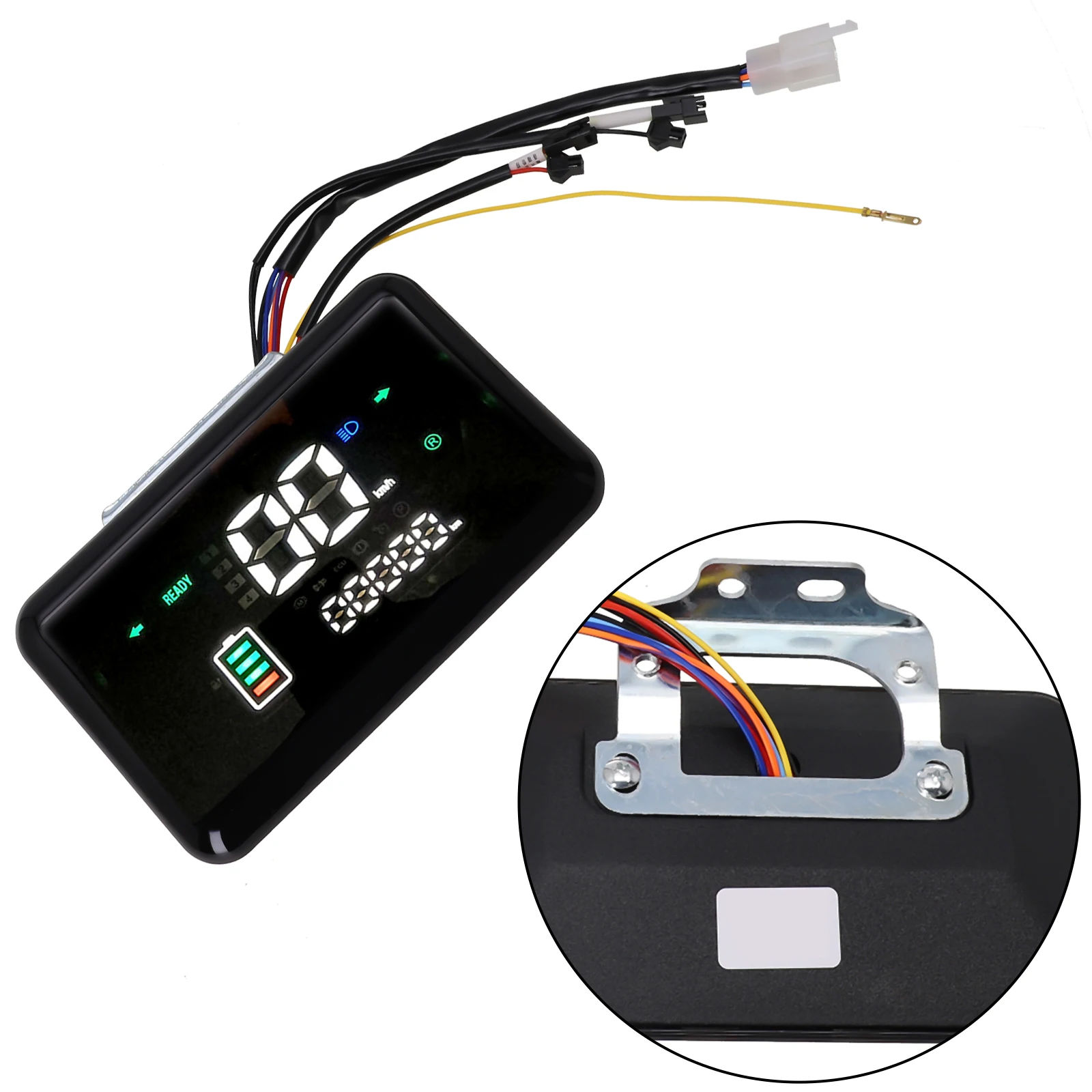 Electric Bicycle LCD Display Motor Speedmeter Screen 48-72V E-Bike Motor Controller Display For Electric Bike Scooter