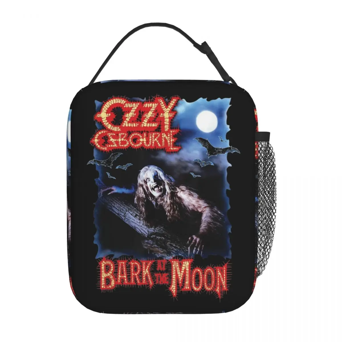 Insulated Lunch Box Vintage Music Band Ozzy Osbourne Singer Accessories rock metal Lunch Container Cooler Bento Box For Outdoor