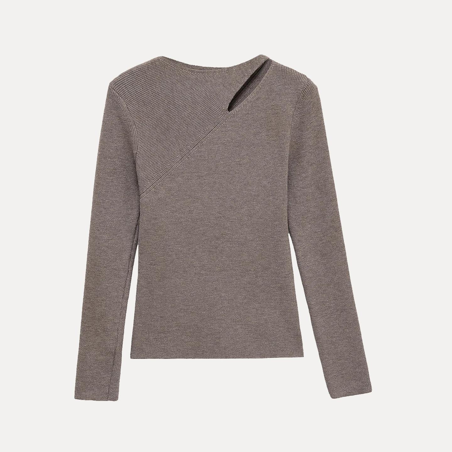 Modny ażurowy sweter z dzianiny z długim rękawem, damski, swobodny, modny, jesień 2025, marka Z, odzież dzianinowa.