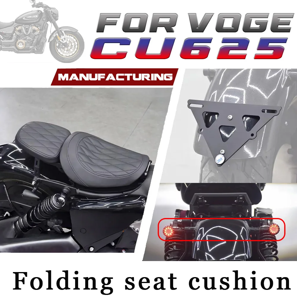 For VOGE CU625 folding rear single seat cushion can be converted into a double seat for cu625 625cu