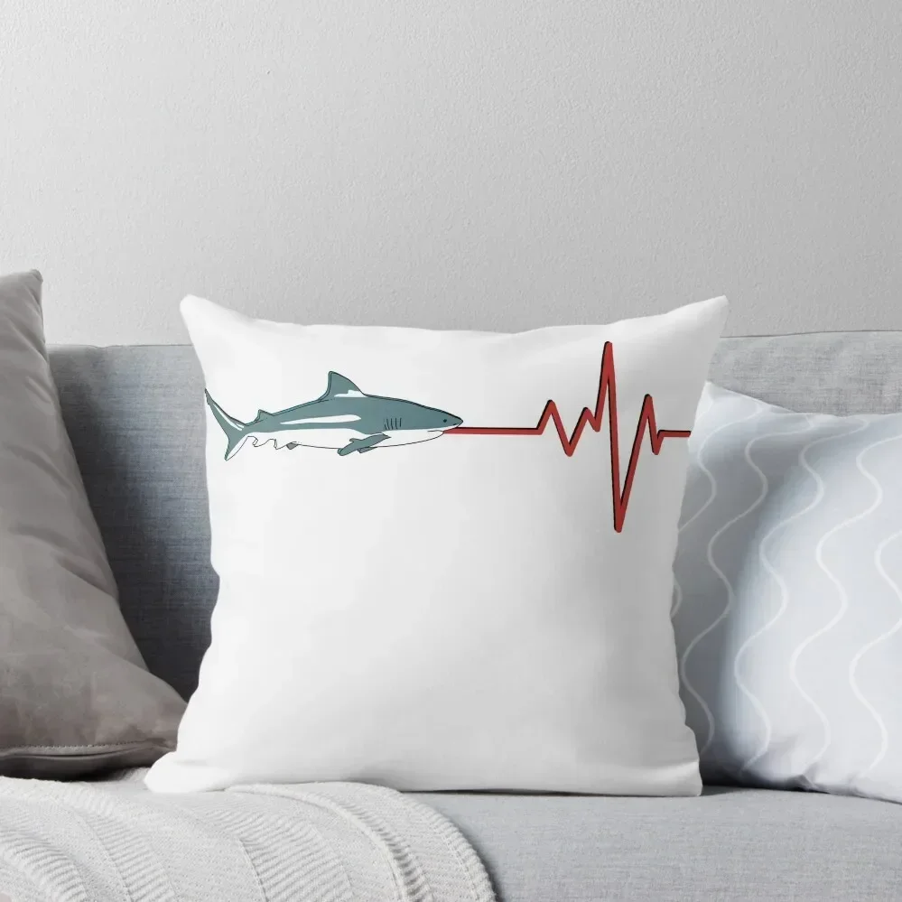 

Shark Lover Ocean Futuristic Graphic Boys Men Wildlife Throw Pillow pillows decor home luxury decor Cushions For Sofa pillow