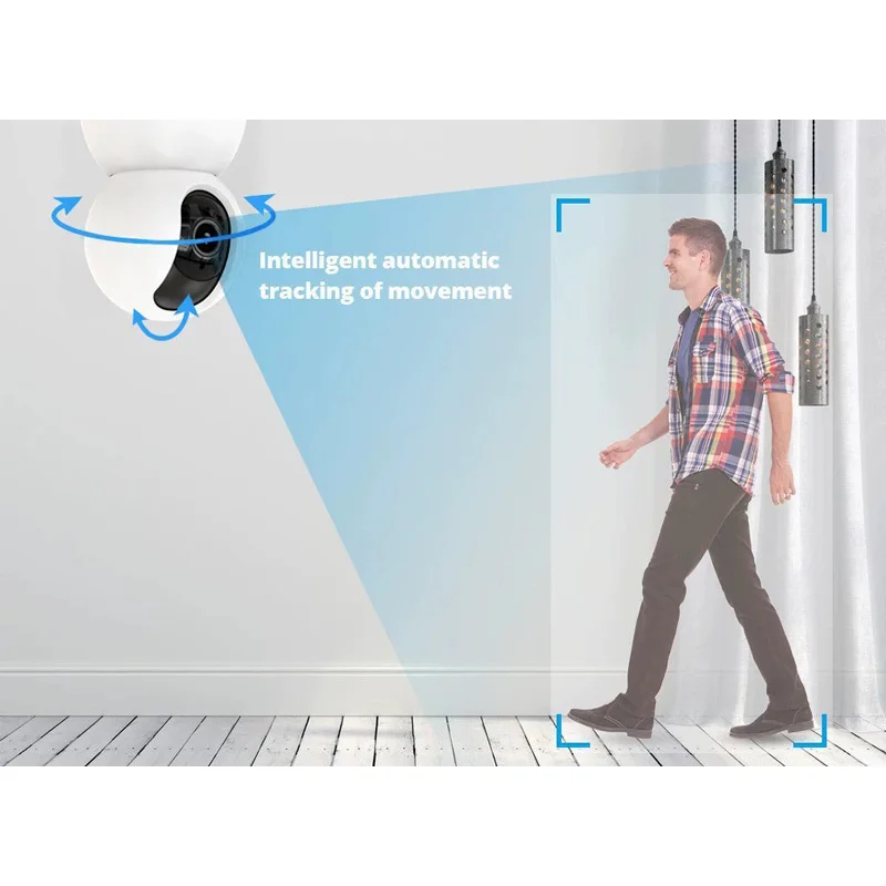 Two-way Voice Intelligent WiFi Network Camera Remote Monitoring Automatic Tracking Infrared Night Vision Movement Detection