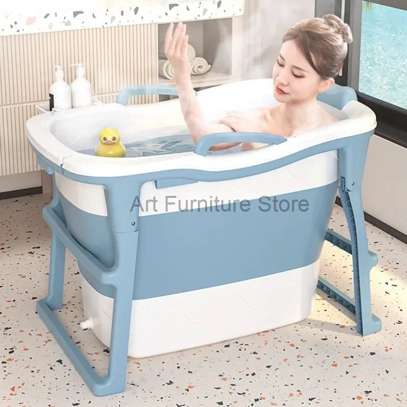 Shower White Baby Bathtubs Kids Adults Women Foot Bath Adults Bathtub Baby Items House Baignoire Pliante House Accessories