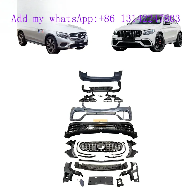 

Factory Hot Selling New val Glc Car Bumper Accessories Bodykit for 2016-2019 X253 GLC Upgrade to GLC63 Body Ki