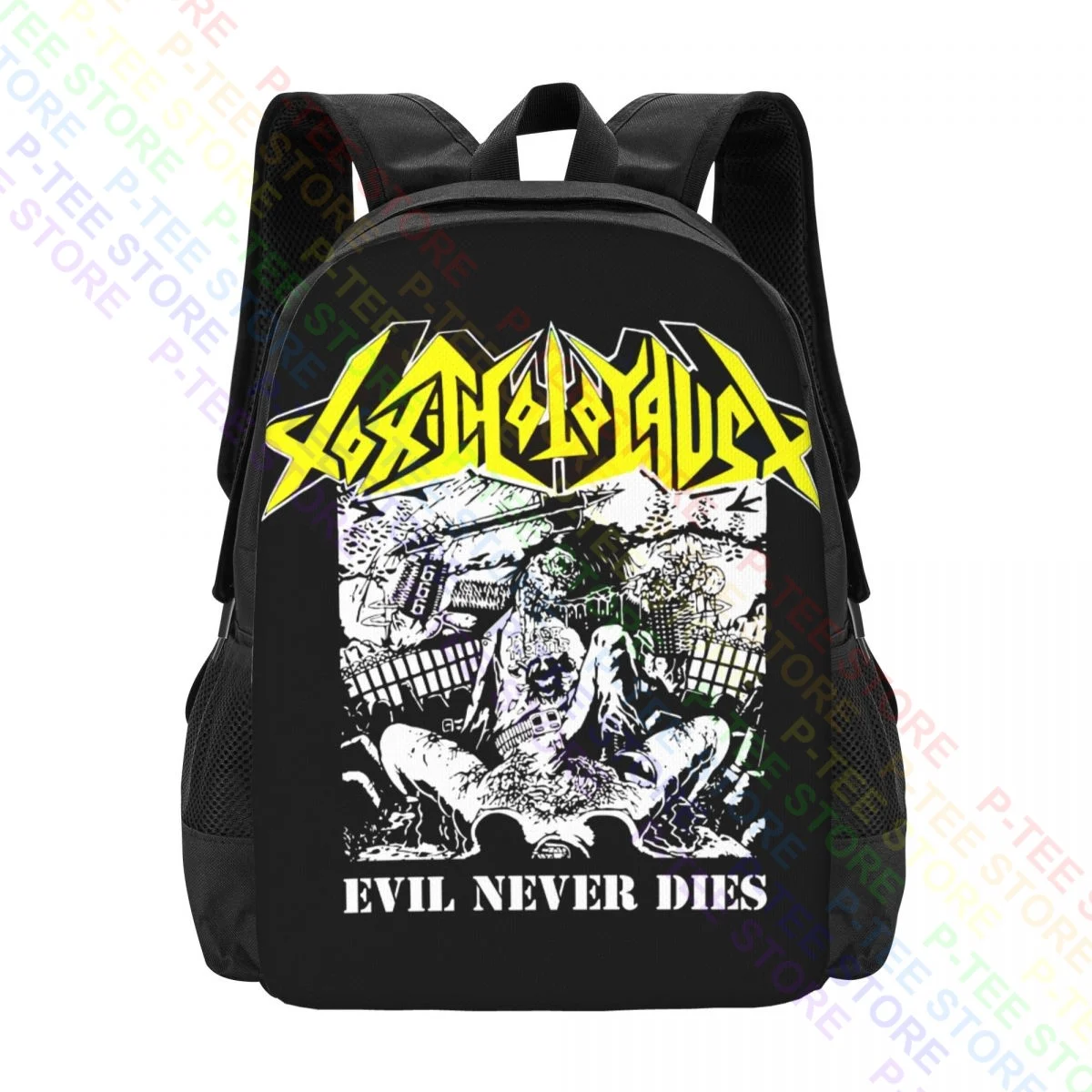 Toxic Holocaust Evil Never Dies P-1824Backpack Large Capacity Creative Sports Style