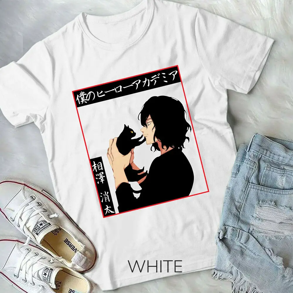 Shouta Aizawa,Aizawa with Cute Cat,Manga,BNHA, Boku no Hero new Unisex T-shirt