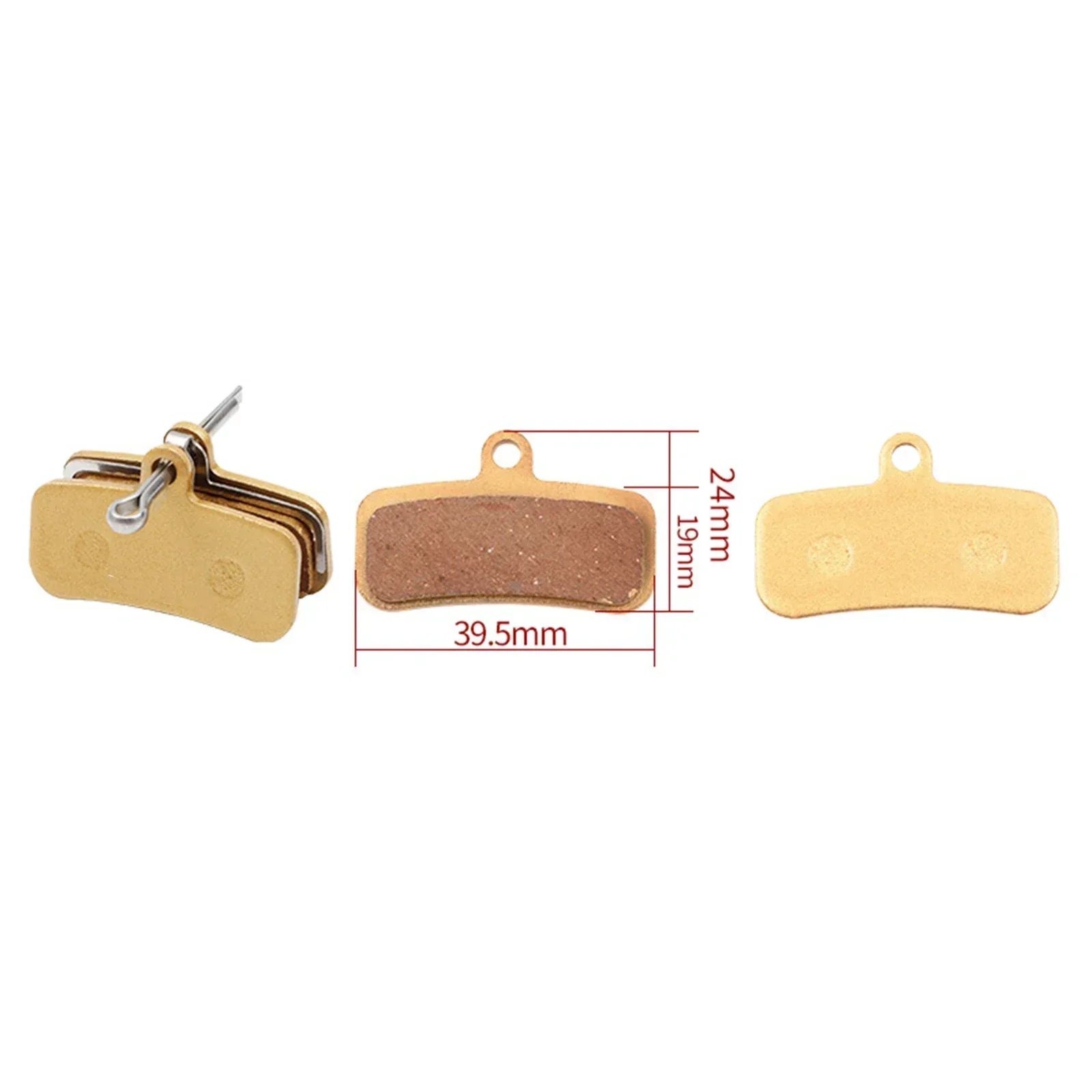 4-Pairs Bicycle Brake Pads For SHIMANO D03S D02S Saint BR-M810 BR-M820 Deore XT BR-M8020 BR-M8120 Metal Brake Sheeet