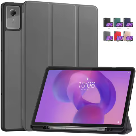 For Lenovo Idea Tab Plus 12.1 inch 2025 Case With Pen Holder Magnetic Leather Smart Cover For Xiaoxin Pad 12.1 2025 Case TB365FC