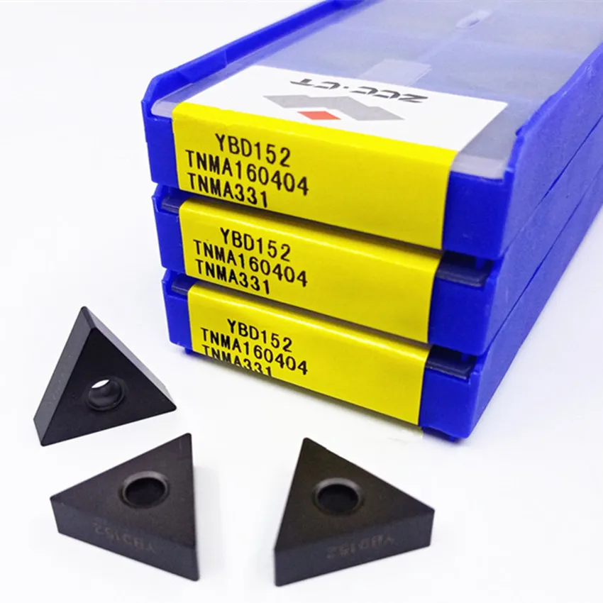 TNMA160404 YBD152/TNMA160408 YBD152/TNMA160412 YBD152 TNMA331 TNMA332 TNMA333 ZCC.CT CNC carbide inserts 10PCS/BOX