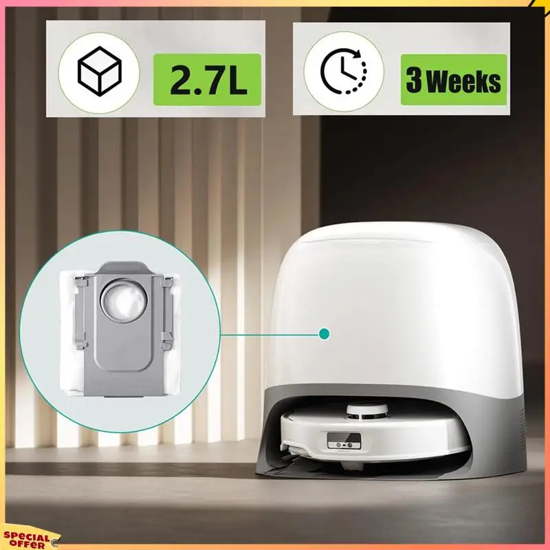 

Комплект из 14 запасных частей ABFI для робота-пылесоса Roborock Qrevo Curve/P20 Pro, фильтры HEPA, подушечки для швабры, мешки для пыли