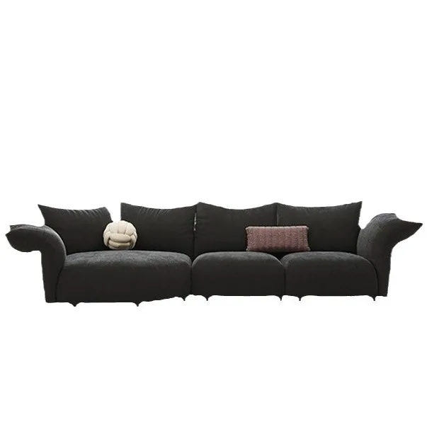 

High-end villa living room large apartment corner sofa combination high backrest