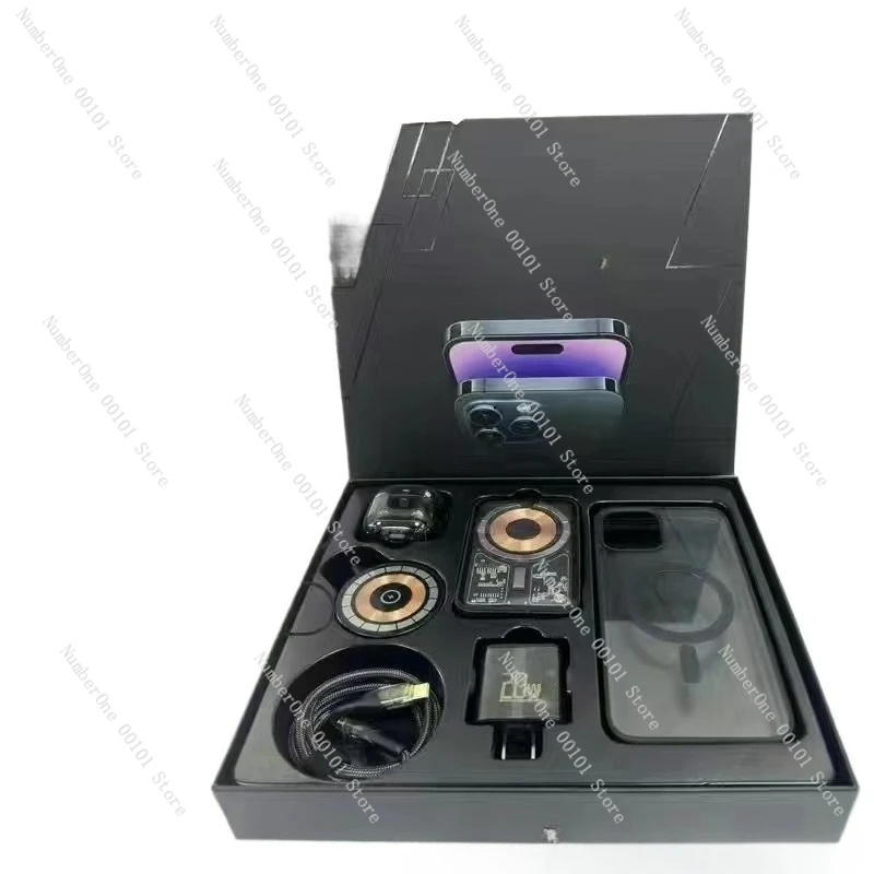 

Applicable to Apple six-piece set Black Knight magnetic fast charging set Apple gift box set