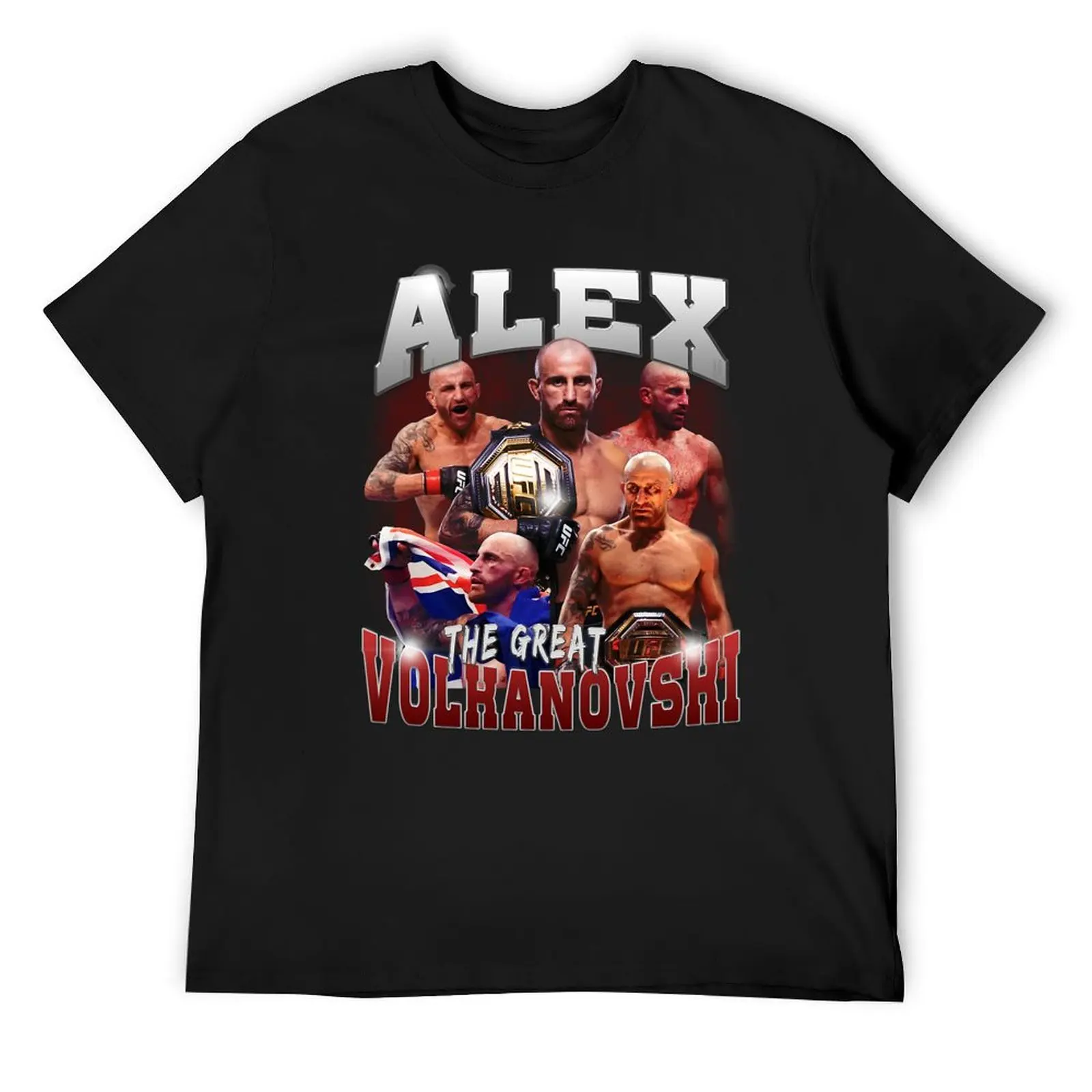 Alex Volkanovski Bootleg T-Shirt sports fans summer top plus sizes mens graphic t-shirts