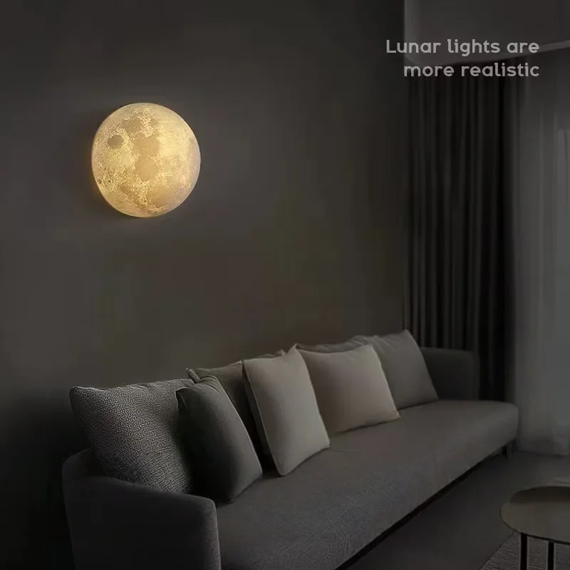 ثلاثية الأبعاد طباعة عاكس الضوء السرير الجدار مصباح غرفة المعيشة غرفة الأطفال جو ليلة ضوء المنزل المدخل الممر درج غرفة نوم الشمعدانات