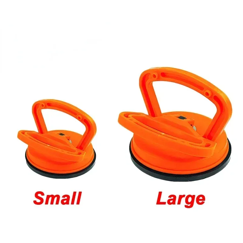 Glazen zuig-extractietool voor autodellen, autoreparatietool, lichaamsreparatie-extractor, 2 inch zwart/oranje zuignap, afzuigkap - afbeelding 1