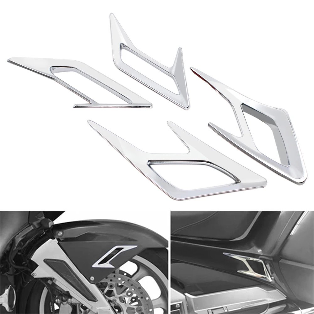 Motorcycle Front Fender Decorative Chrome Plated Accessories Suitable For Honda Jinyi ABS Plastic GL1800 2018 2019 2020