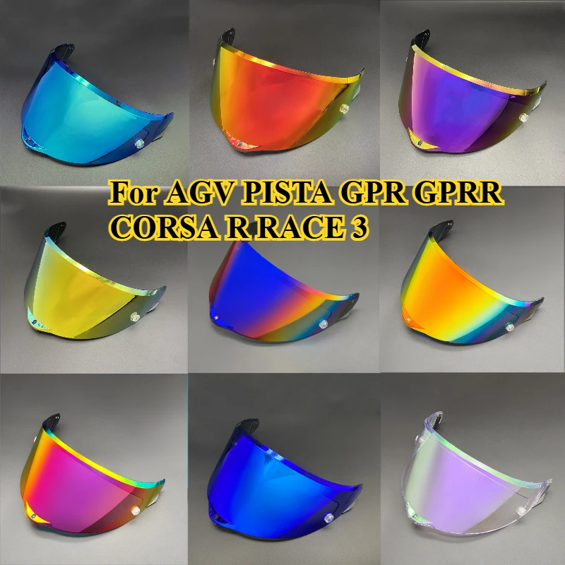 

Козырек для мотоциклетного шлема для AGV PISTA GPR GPRR CORSA R RACE 3, анти-УФ-пылезащитные линзы для шлема, аксессуары для шлема, солнцезащитные очки