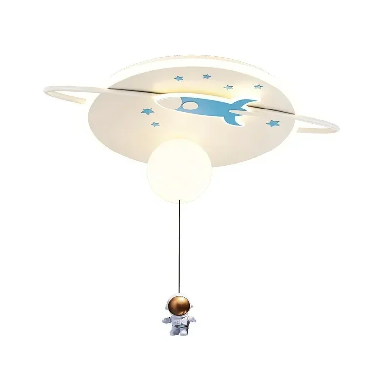 SANDYHA Modern Rocket Star Ceiling Light Kids Room Bedroom Decor Home Lamp Fun Design 2023 New