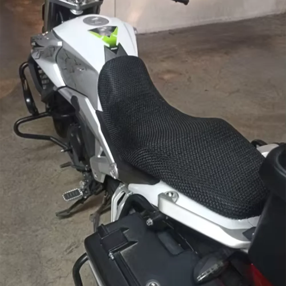 For Macbor Montana XR1 125 Motorcycle Mesh Seat Cushion Cover Breathable Heat Insulation Protector Case Anti-Slip Seat Cover