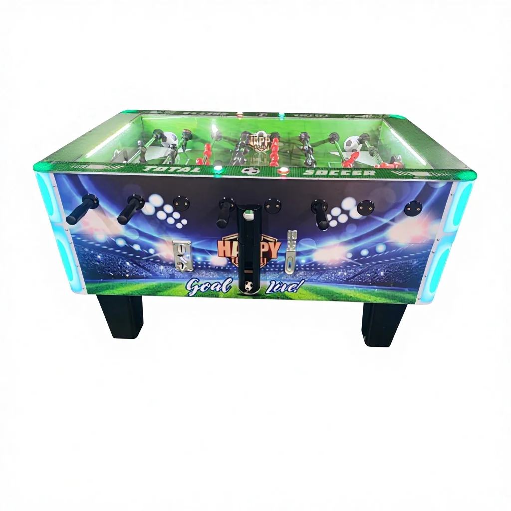 

Интерактивный настольный мини-футбол Duoxing для 2 игроков, напольный, металлический, с монетоприемником, на английском языке, детский