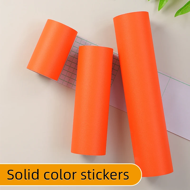 Small size color stickers for renovation, decoration, color change, bedroom, living room, wall surface immediate self-adhesive w