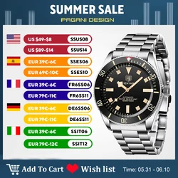 BENYAR Men's Watches Mechanical Automatic Watch BB58 Sport Watch For Men 2026 Stainless Steel Waterproof Business Luminous Clock