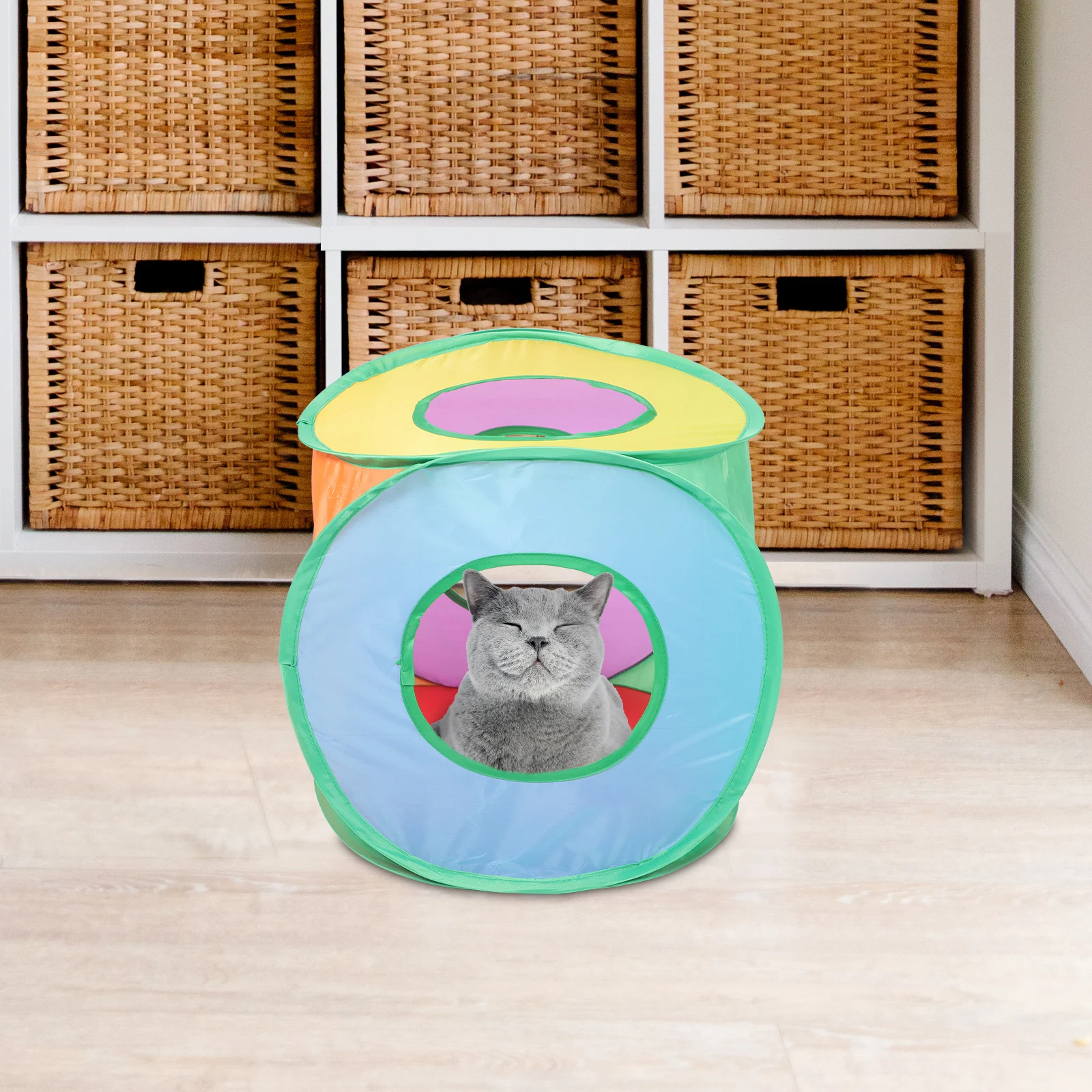 Dobrável para gatos cães ao ar livre abrigo de sol casa fácil transportar armazenamento gato cão filhote de cachorro tenda grande capacidade leve animal de estimação