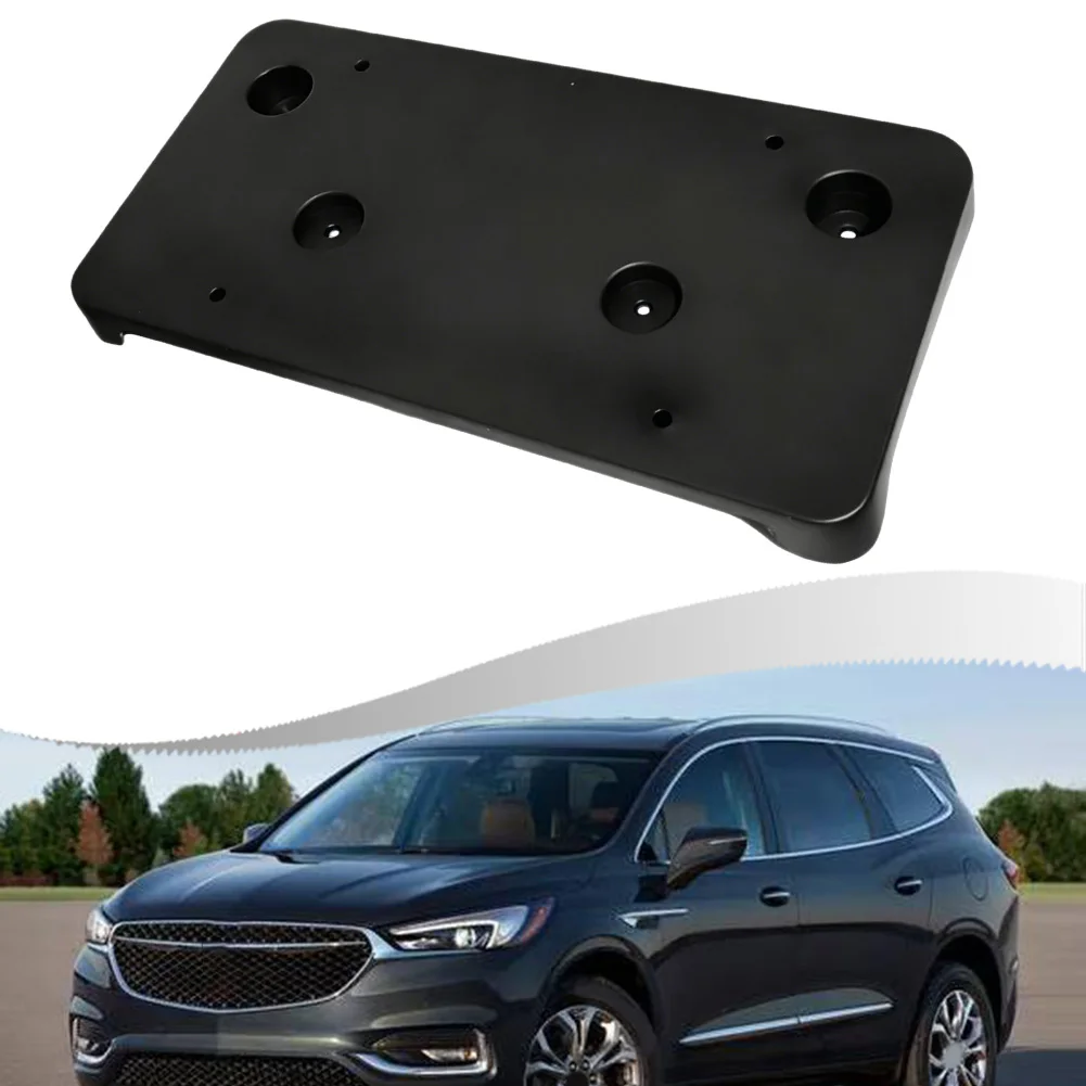 

Front License Plate Bracket GM1068206 Replacement for Buick For Enclave 2018 2019 2020 2021 ABS Black Mounting Part
