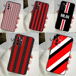 Milan Stylish Stripe Design Cover For Samsung Galaxy A34 A35 A14 A15 A25 A53 A33 A13 A52 A32 A12 A51 A71 A54 A55 Case