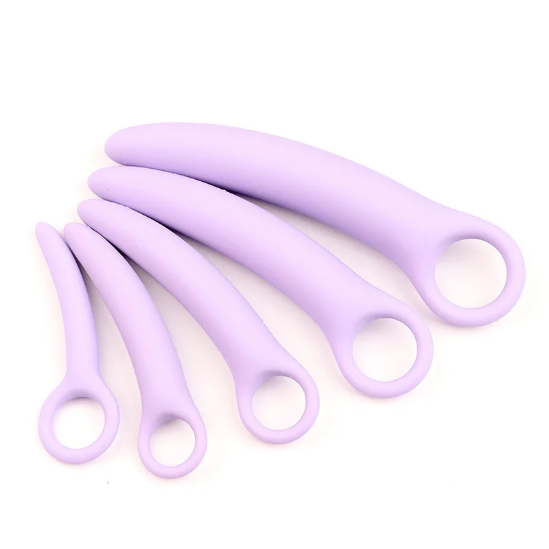 5 Size Anal Plug Silicone Anus Expander Dildo Vaginal Massage Masturbator Butt Plug Prostatic Stimulation Sex Toys for Woman Man