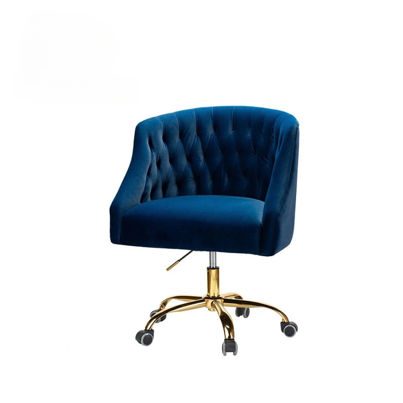 modern office chairs furniture luxury Fabric velvet leisure armchair swivel lifted family office computer Desk chair