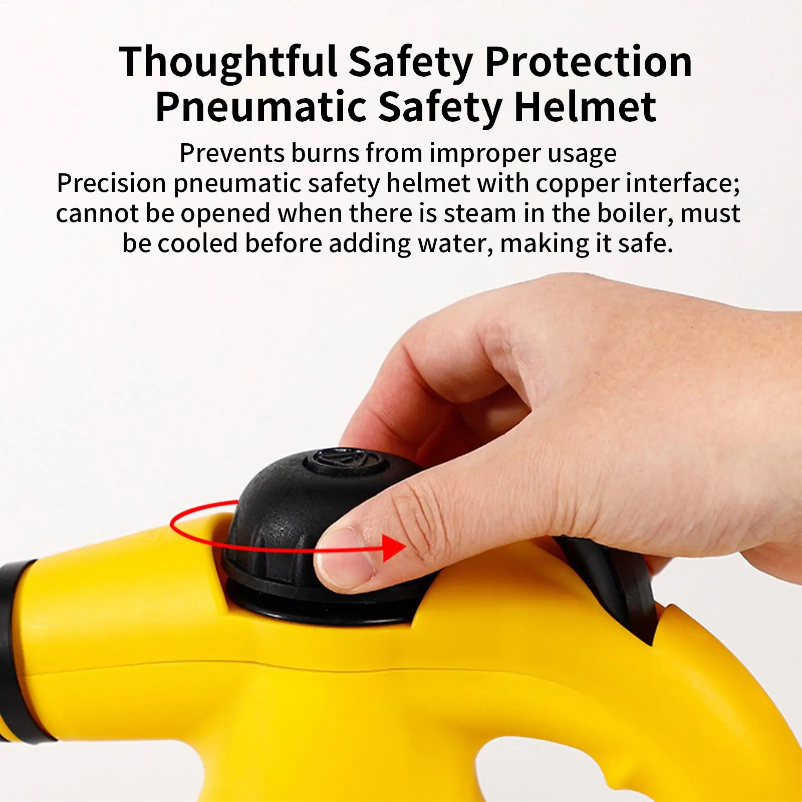 

Steam Cleaner For Home 1250W High Pressure Fast Heating Multi-Purpose Steamer Grout Floor Fabric Steaming Tool For Car Kitchen