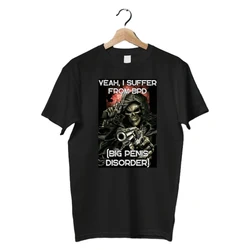 Evil edgy骨格のTシャツ、bpdのTシャツ、面白いランク、厳選されたシャツ、ハードギャグ、郵便トップ