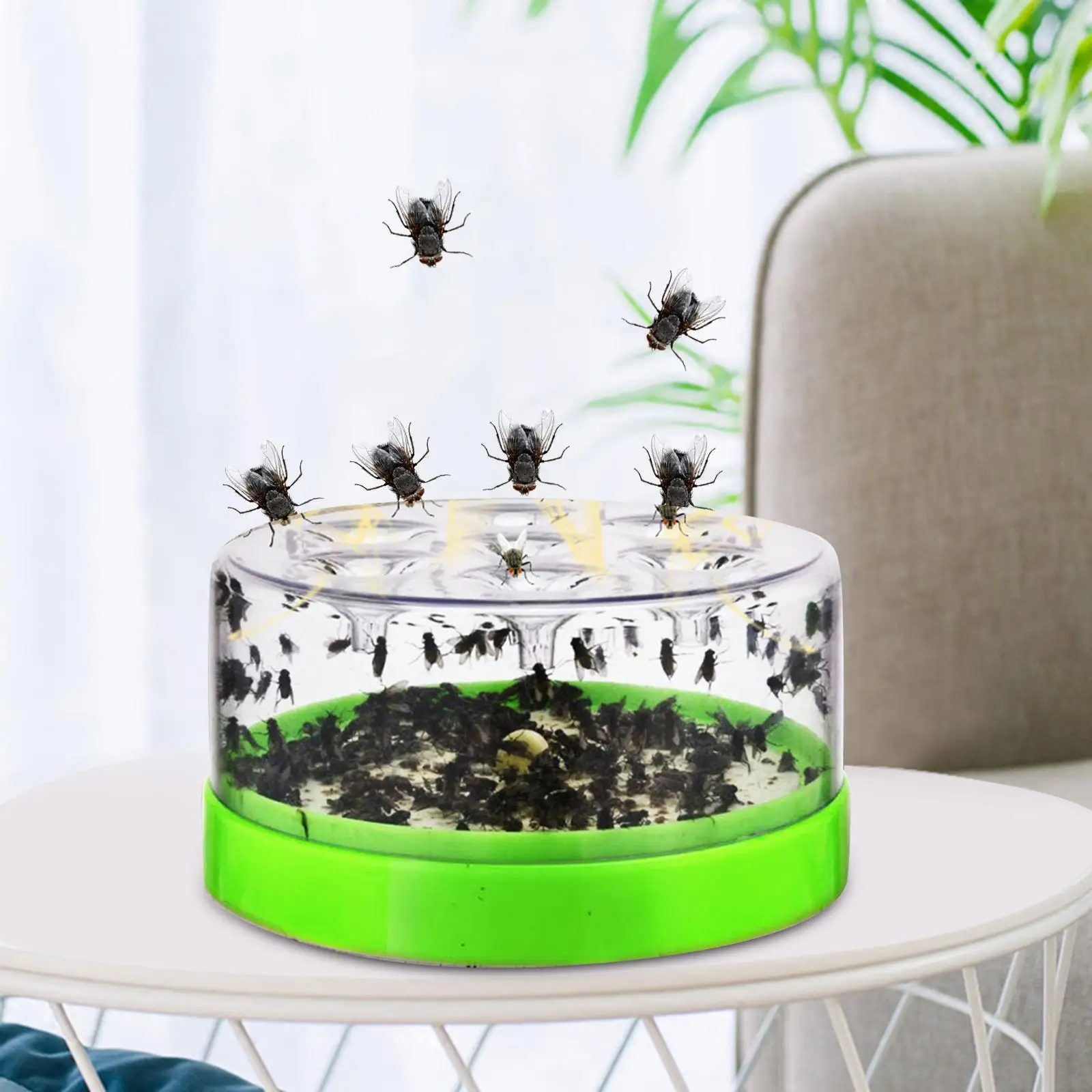 Fly Repellence Multipurpose Clear Fly Traps for Living Room Farm