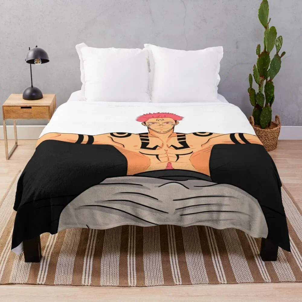 Sukuna Throw Blanket halloween decorative Luxury St Blankets