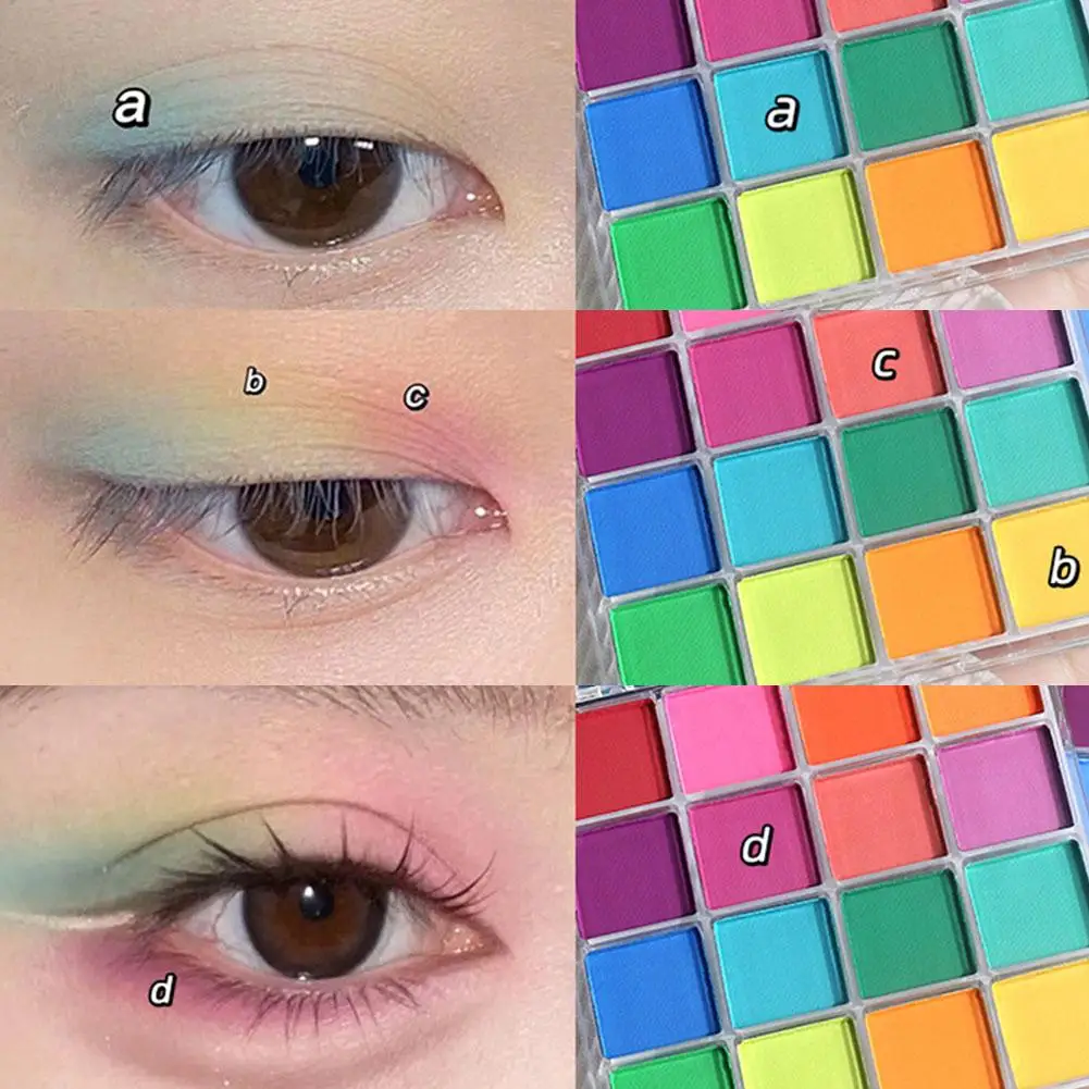 Poudre pigmentée néon pour ongles, 16 couleurs, solide, Fluorescent, ombré, Nail Art, paillettes dégradées, effet poussière de frottement, décor de manucure *