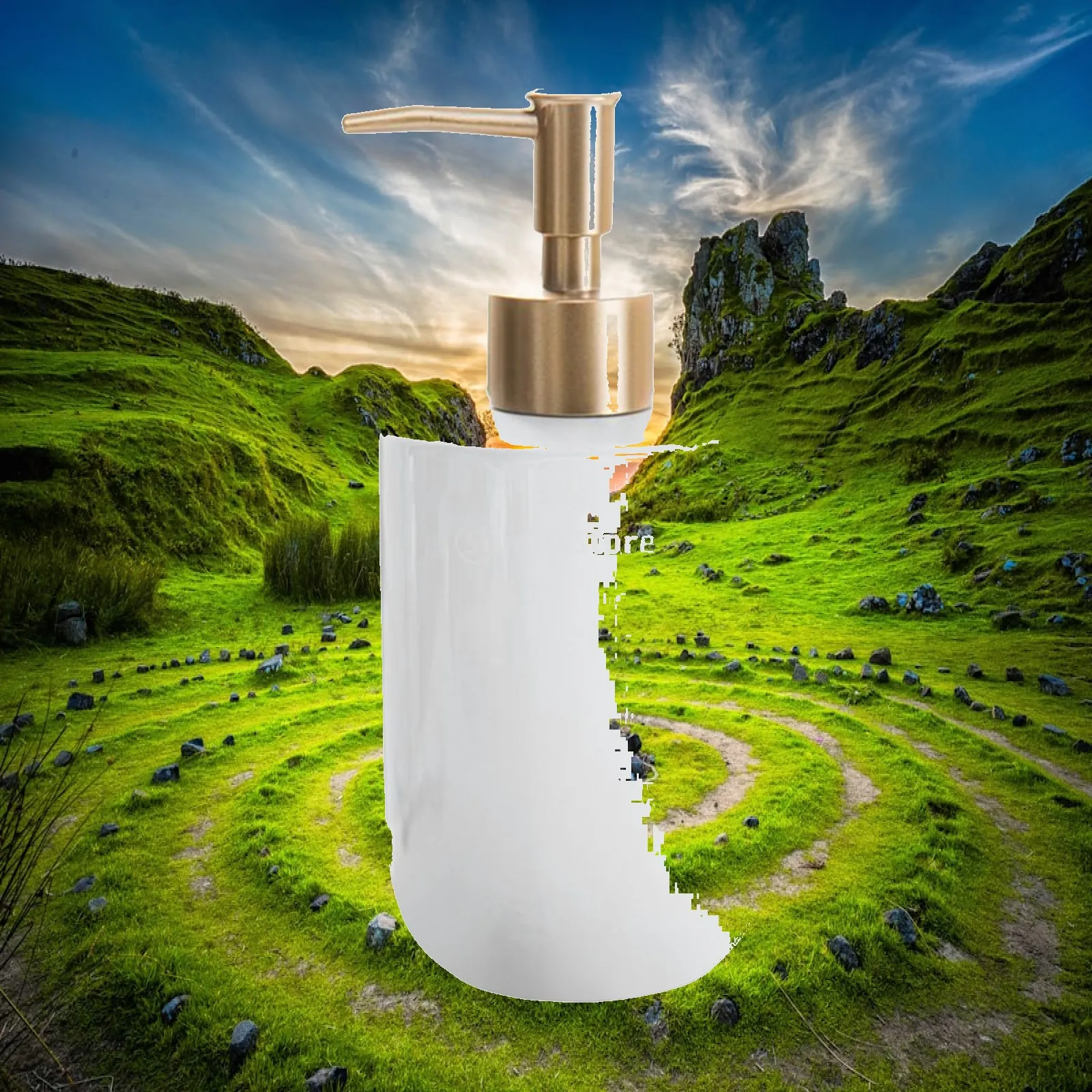 Nordic Soap Dispenser Multifunctional Refillable Pump Bottles Lotion Bottle for Body Wash Moisturizer Liquid Hotel Bathroom