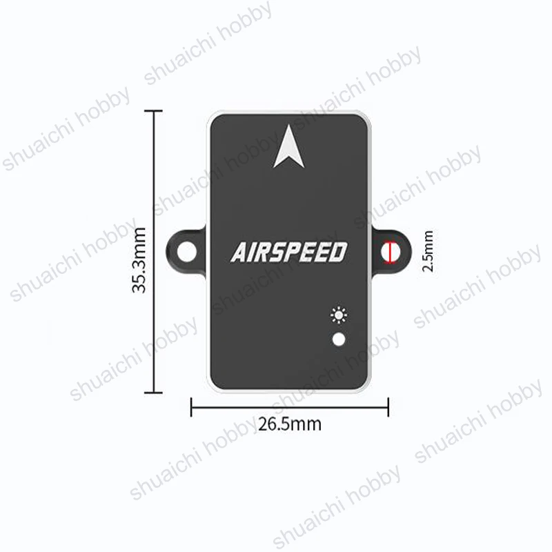 1Set MS4525DO CAN Airspeed Meter Module w Pitot Hose Built-in RM3100 Magnetic Sensor Support Ardupilot PX4 for RC Model Airplane