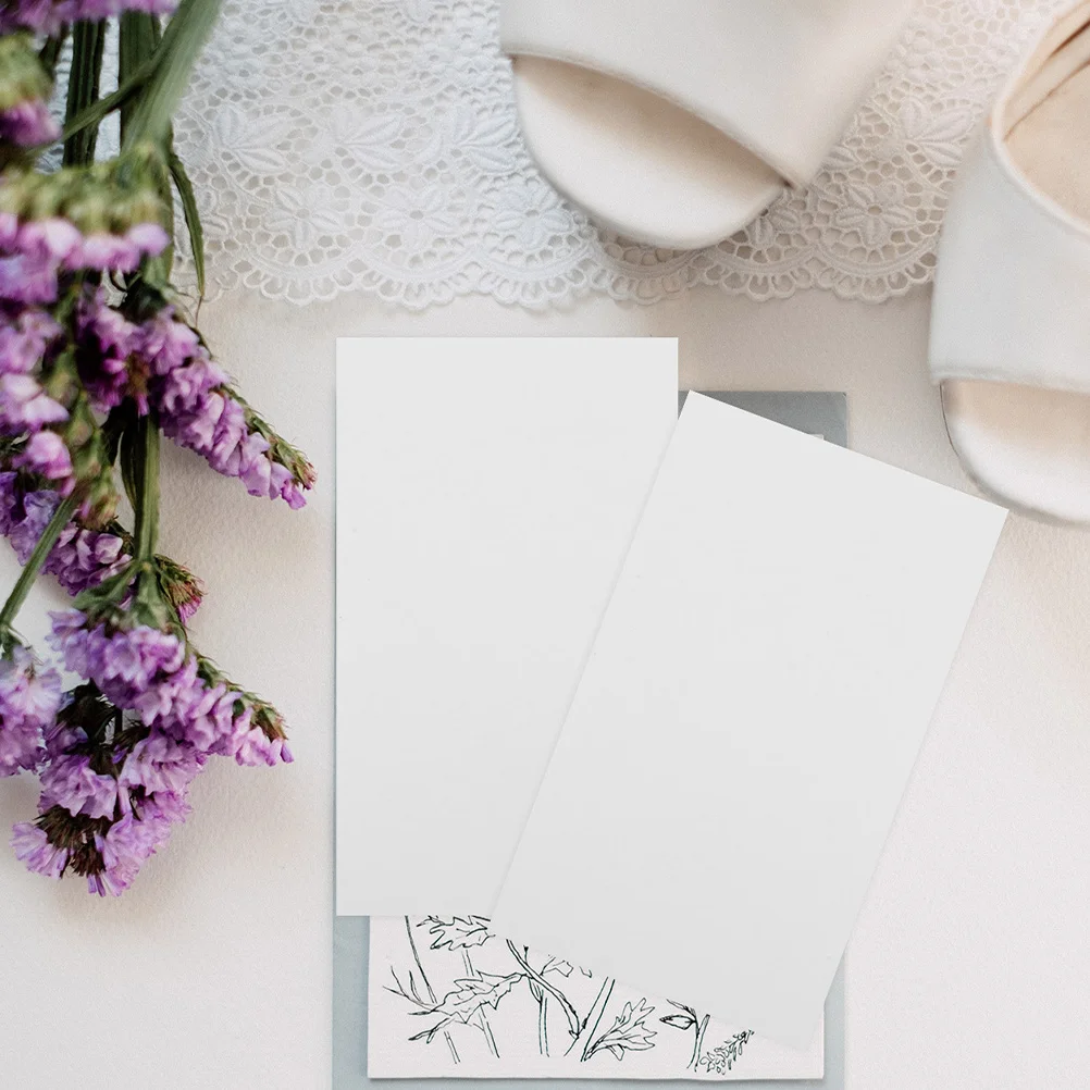 

300 шт. пустые карты, бумажные карточки для заметок для письма своими руками, изготовление флэш-карт, утолщенные многофункциональные принадлежности для сообщений, печать