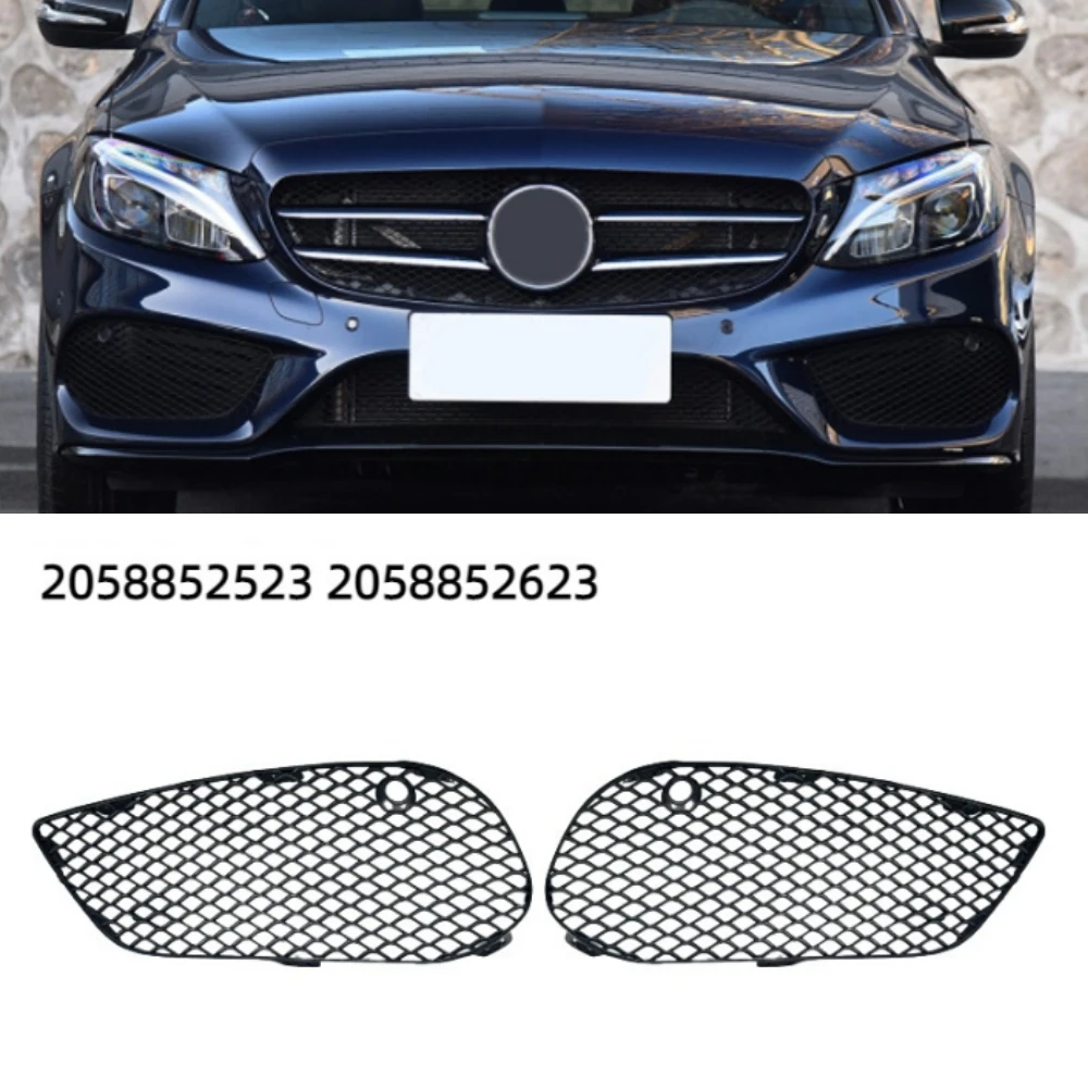 Front Bumper Outer Cover Grille A2058852523 A2058852623 for Mercedes-Benz C-Class Class W205 C200 C300 C350 2015-2018