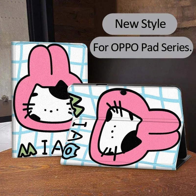 

Simple Animal Cartoon Pattern For OPPO Realme Pad 3 11 2 4 Pro Air Neo SE X 11 11.61 11.4 12.1 13.2 Inch Tablet Case