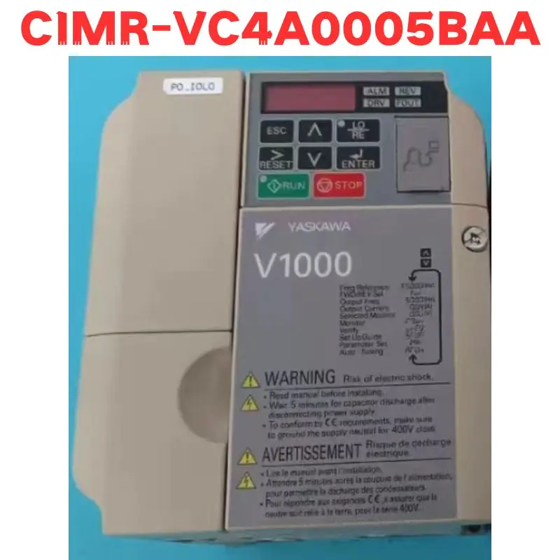 Second-hand CIMR-VC4A0005BAA Inverter Functional test OK Fast delivery