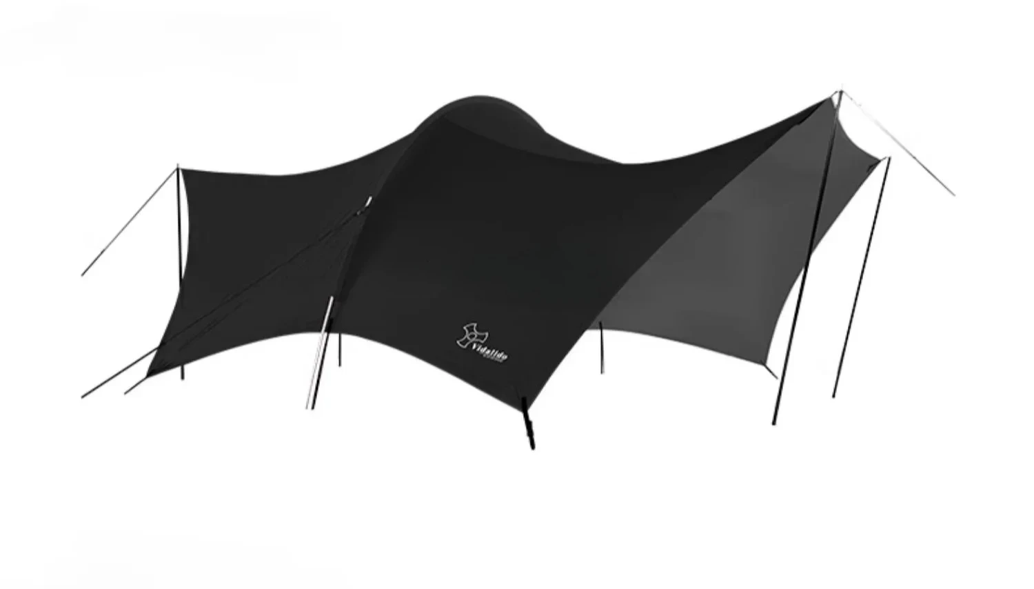 

Multi-Titanium Silver Vinyl Canopy Habi Dawn Outdoor Camping Tent Oversized Sunshade Tail Tent
