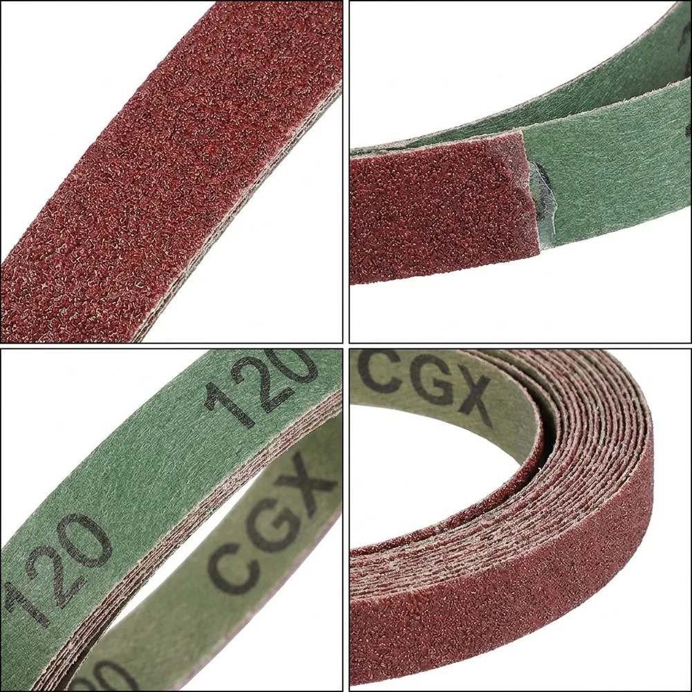 For Belt Sander Accessory Pack Fifty aluminum oxide sanding For Belts sized at ten by three hundred thirty millimeters