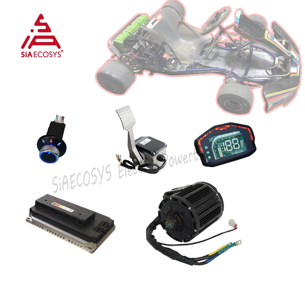 

7500W 90H 72V 120KMPH IPM Mid Drive Motor and Controller Kits for High Power Electric ATV Go Kart