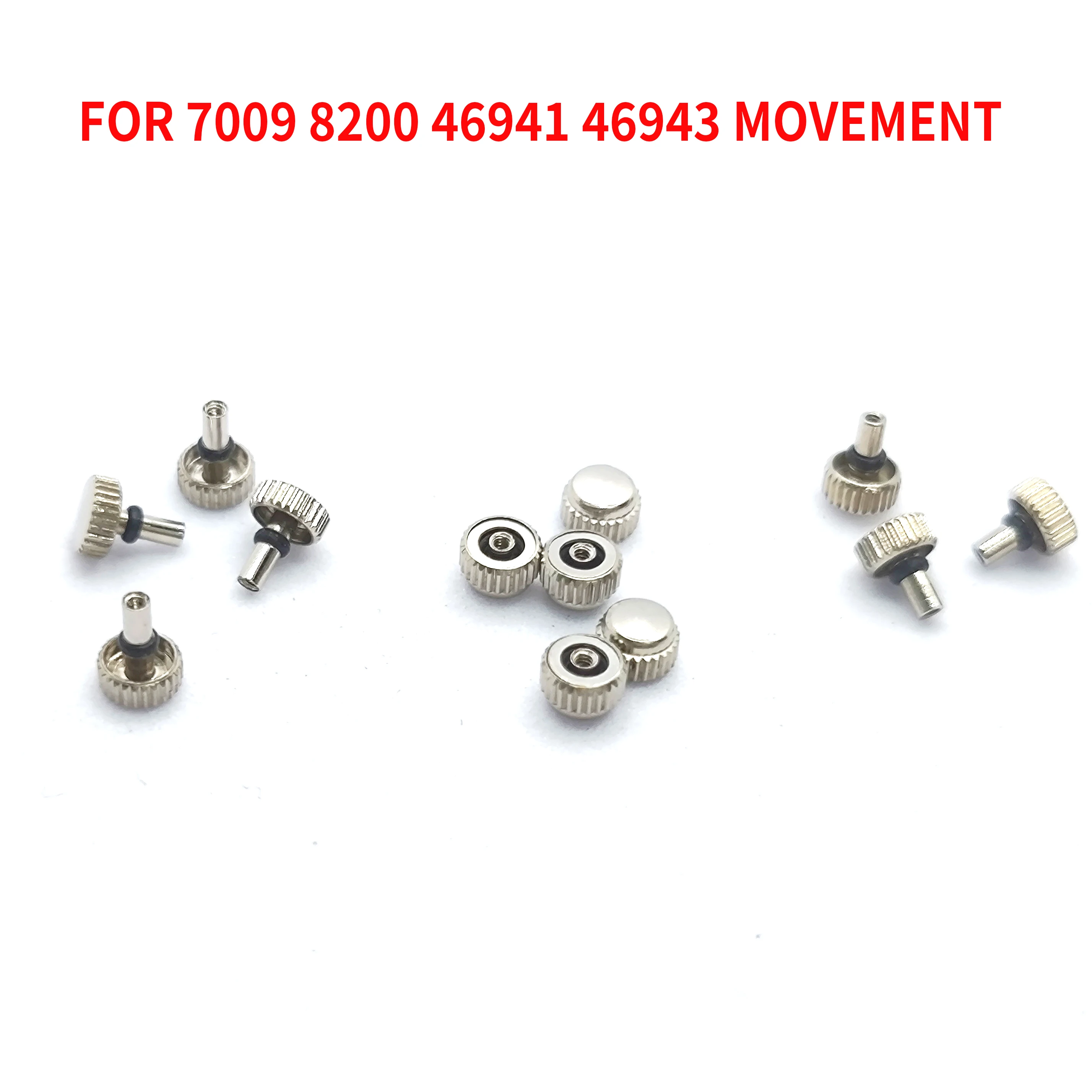 2Pcs Old Type Japan Watch Crown Replacement Part Accessories for SK CTN ORIENT 8200 7009 46941 46943