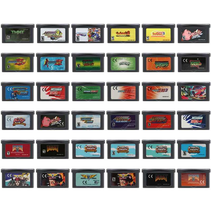 Gba Video Game Cartridge 32 Bit Games Card Ct Speciale Krachten Oogst Maan Megaa Man Boktai